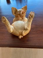 Vrolijk varken beeld, Tuin en Terras, Tuinbeelden, Ophalen of Verzenden, Zo goed als nieuw, Kunststof, Dierenbeeld