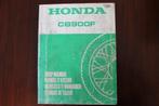 Honda CB900F 1978 shop manual werkstatt handbuch CB 900 F, Motoren, Ophalen of Verzenden, Honda
