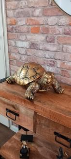 Grote 40cm Goud met Zwart Schildpad Beeld ♥️NIEUW♥️, Verzamelen, Beelden en Beeldjes, Ophalen of Verzenden, Nieuw, Overige typen