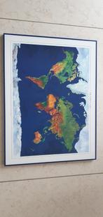 wereldkaart sateliet satelite Robas 1991, Antiek en Kunst, Kunst | Litho's en Zeefdrukken, Ophalen