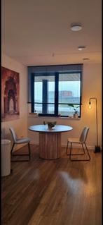 Ronde acaciahouten eettafel, Ophalen, Rond, Nieuw, Modern