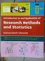 Research Methods and Statistics - Universiteit Utrecht, Ophalen of Verzenden, Nieuw, WO