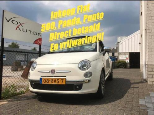 Gezocht! Inkoop Fiat 500, Panda, Punto, Doblo en Qubo, Auto's, Fiat, Bedrijf, Panda, ABS, Airbags, Airconditioning, Centrale vergrendeling