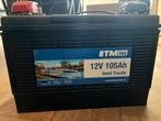 ETM TEC 105Ah 12V lood accu semi tractie, Watersport en Boten, Ophalen, Gebruikt, Overige typen