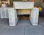 2 Steigerhouten stoelen inclusief kussen/ tuinstoelen, Tuin en Terras, Ophalen, Zo goed als nieuw, Hout