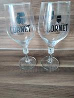 2 Cornet Bierglazen, Ophalen, Zo goed als nieuw, Overige materialen, Los bestek