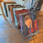Vintage Vinylhouder chrome uittrekbaar, harmonica systeem, Ophalen of Verzenden, Zo goed als nieuw, Overige formaten