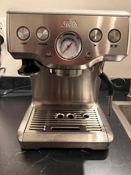 Solis Pro 117, Witgoed en Apparatuur, Koffiezetapparaten, Gebruikt, Gemalen koffie, Espresso apparaat, 2 tot 4 kopjes, Afneembaar waterreservoir