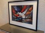 Leonardo Nierman Artworks Abstract 95 * 75 Zwaar Aluminium, Ophalen