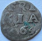 Friesland dubbele stuiver 1664, Postzegels en Munten, Munten | Nederland, Vóór koninkrijk, Zilver, Losse munt, Overige waardes