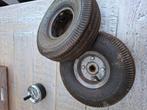 2x STEEKWAGENWIELEN.1X ZONDER AS, Doe-het-zelf en Verbouw, Gereedschap | Slijpmachines, Ophalen, Zo goed als nieuw