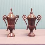 Set antieke bronzen oorvazen, Ophalen of Verzenden