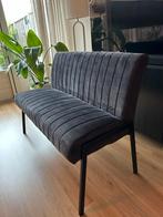 Eetbank Livia - Antraciet Grijs Velvet, Huis en Inrichting, Stoelen, Ophalen