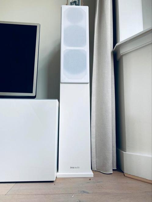 TMA Audio Sonata HG Wit 2x 100W, Audio, Tv en Foto, Luidsprekers, Zo goed als nieuw, Front, Rear of Stereo speakers, 60 tot 120 watt