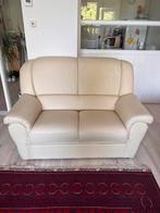 Crème banken: 2-zits en 3-zits, Huis en Inrichting, Banken | Bankstellen, Gebruikt, 150 tot 200 cm, Tweepersoons, Ophalen of Verzenden