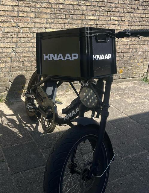 Knaap AMS Black Edition met AXXA 4*vouwslot, Fietsen en Brommers, Elektrische fietsen, Gebruikt, Overige merken, 50 km per accu of meer