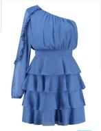 Nikkie By Nikkie Plessen, jurkje Samantha Blue Lagoon, Blauw, Ophalen of Verzenden, Zo goed als nieuw, Maat 36 (S)