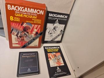 Backgammon cib Atari 2600  beschikbaar voor biedingen