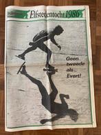 Originele krant Elfstedentocht donderdag 27 Februari 1986, Sport en Fitness, Schaatsen, Overige merken, Overige typen, Ophalen of Verzenden