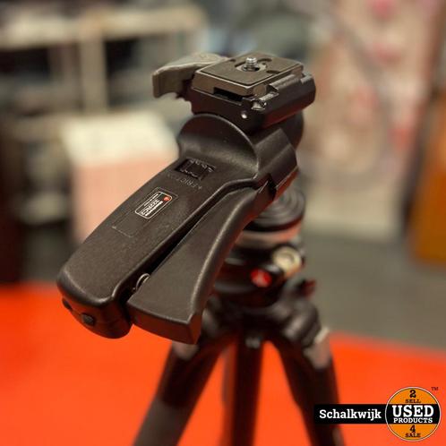 Manfrotto 055xprob Statief met met 322rc2 joystick head, Audio, Tv en Foto, Fotografie | Statieven en Balhoofden, Zo goed als nieuw