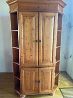 Houten hoekkast, Huis en Inrichting, Kasten | Vitrinekasten, Ophalen, Gebruikt, 50 tot 100 cm, 150 tot 200 cm