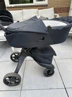 PRACHTIGE STOKKE KINDERWAGEN+REISWIEG+ AUTOSTOEL, Ophalen, Zo goed als nieuw, Overige merken