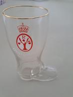 bierglas laars oranjeboom vintage jaren '50, Ophalen of Verzenden, Zo goed als nieuw, Glas of Glazen, Oranjeboom