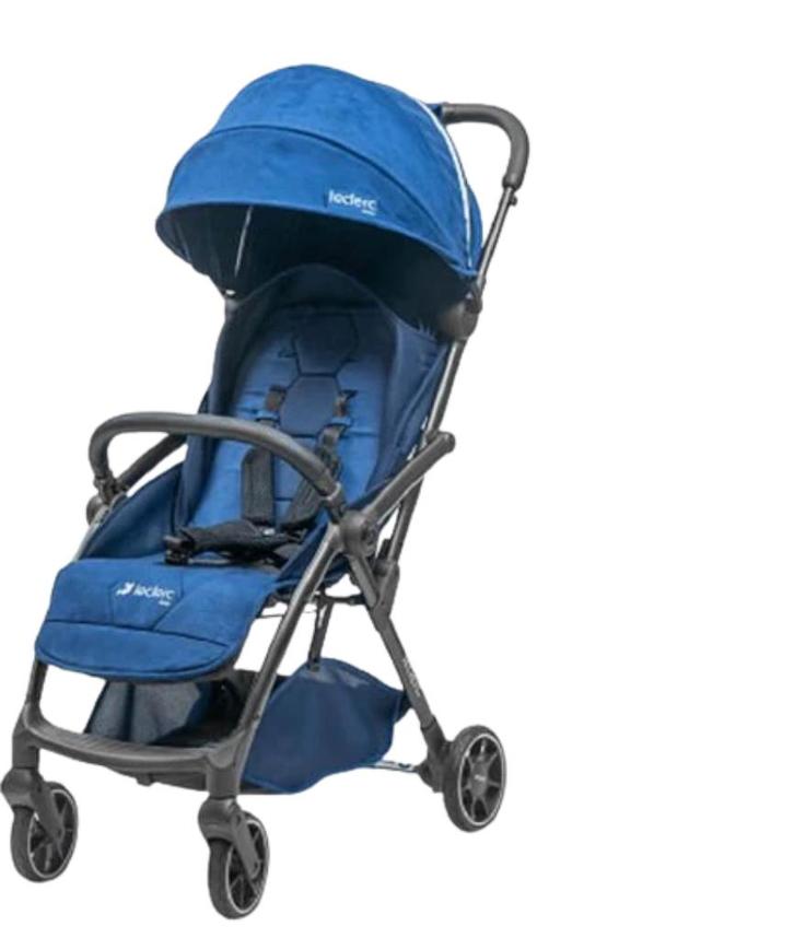 Kinderwagen Buggy Blauw - Leclerc Hexagon, Kinderen en Baby's, Buggy's, Nieuw, Overige merken, Verstelbare rugleuning, Zonnekap