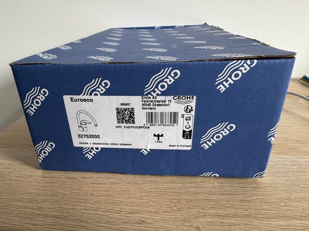 Grohe Euroeco keuken mengkraan 3275200 Nieuw, Ophalen of Verzenden, Nieuw, Chroom, Kraan
