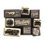 Ford Mustang The Boss magneet set reclame magneetjes