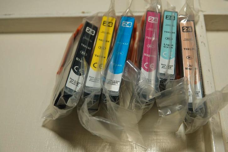 Printer Epson XP-760 6 kleuren foto printer met inkt optie, Computers en Software, Printers, Gebruikt, Fotoprinter, Inkjetprinter