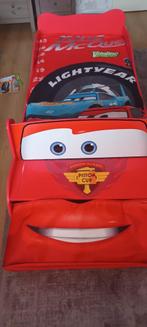 Lightning McQueen Cars bed, Kinderen en Baby's, Kinderkamer | Bedden, 140 tot 160 cm, Minder dan 70 cm, Zo goed als nieuw, Ophalen