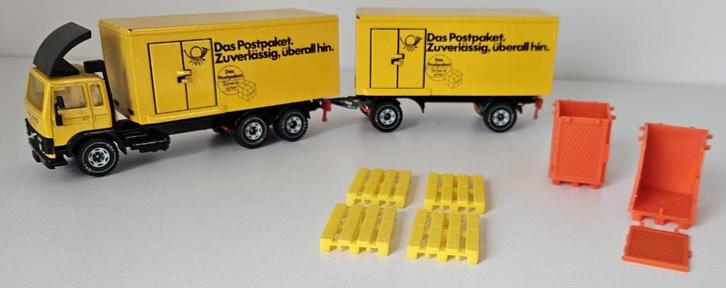 Siku Volvo 3714 PostPaket Zuverlässig, überall hin., Hobby en Vrije tijd, Modelauto's | Overige schalen, Gebruikt, Bus of Vrachtwagen