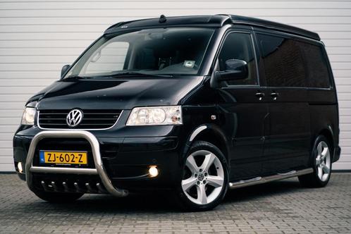 Volkswagen Multivan Camper 128 KW AUT 2008 Zwart, Auto's, Volkswagen, Particulier, Overige modellen, Airbags, Airconditioning