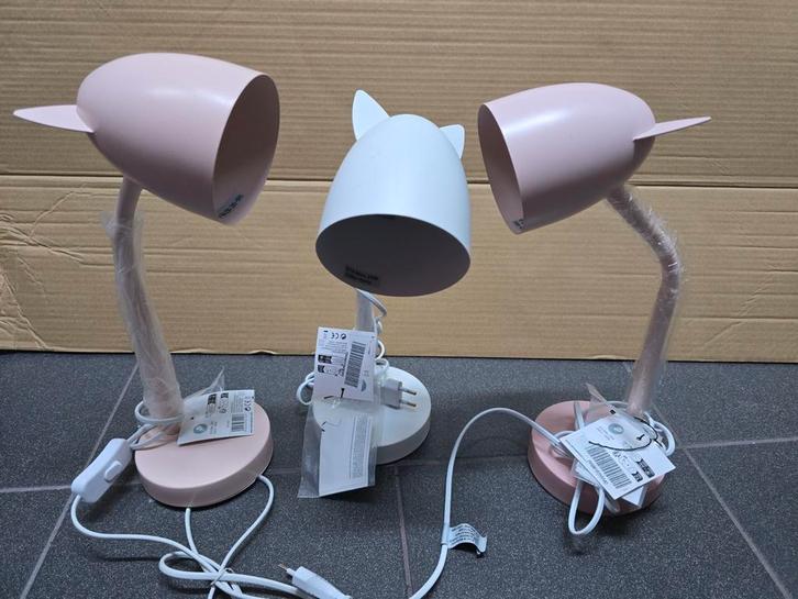 3 Bureau Lampjes met Oortjes - Nieuw!, Huis en Inrichting, Lampen | Hanglampen, Nieuw, Minder dan 50 cm, Ophalen of Verzenden