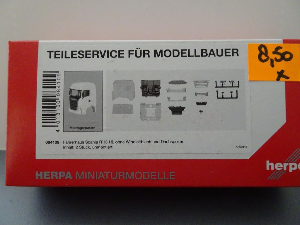 Herpa 085908 Driver's Cab Iveco Trakker Protected 1:87 H0 New IN