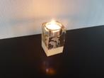 Kristallen 3D waxinelicht houder/ sfeerlichtje met Dolfijn, Overige materialen, Ophalen of Verzenden, Zo goed als nieuw, Kandelaar