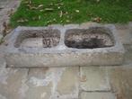 mooie oude dubbele arduinen trog,bloembak,voederbak, Antiek en Kunst, Ophalen