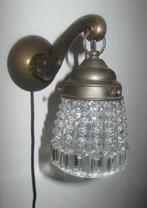 Vintage wandlampje, Huis en Inrichting, Lampen | Wandlampen, Ophalen of Verzenden, Gebruikt, Glas