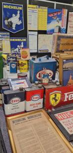 Huis vol vintage heeft veel oude garage olieblikken te koop., Verzamelen, Ophalen of Verzenden, Gebruikt, Overige