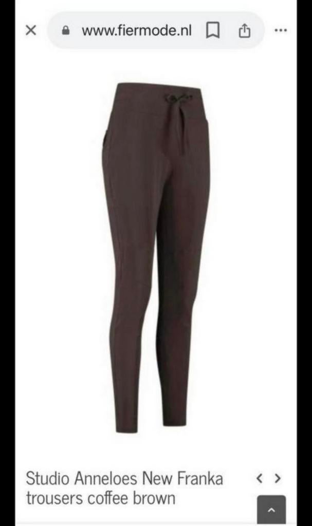 Studio Anneloes broek ( S ) met shirt bruin ( M ) nieuw, Ophalen, Nieuw, Bruin, Lang