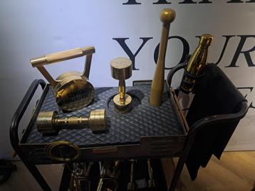 Complete Home Fitness Set + Industrieel Wagentje beschikbaar voor biedingen