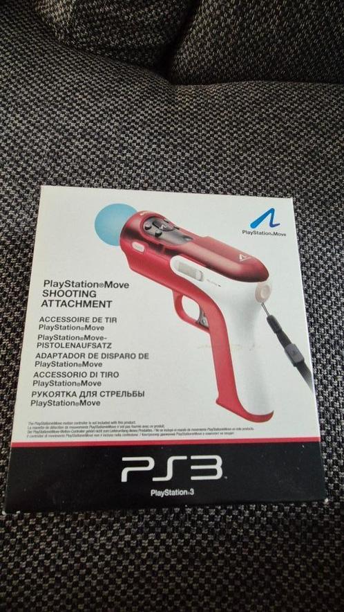 PS3 PlayStation Move Shooting Attachment - Sony - Boxed, Spelcomputers en Games, Games | Sony PlayStation 3, Zo goed als nieuw