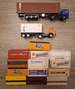 Set containers + trucks 1:87, Hobby en Vrije tijd, Modelauto's | 1:87, Ophalen of Verzenden, Zo goed als nieuw