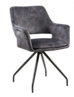 Eetkamerstoel Tess 4 kleuren velvet stof, 180 draaibaar!, Nieuw, Ophalen of Verzenden, Metaal, Modern