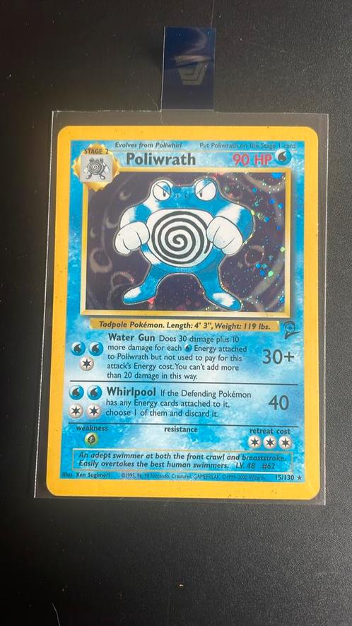 Poliwrath 15/130, Hobby en Vrije tijd, Verzamelkaartspellen | Pokémon, Zo goed als nieuw, Losse kaart, Ophalen of Verzenden