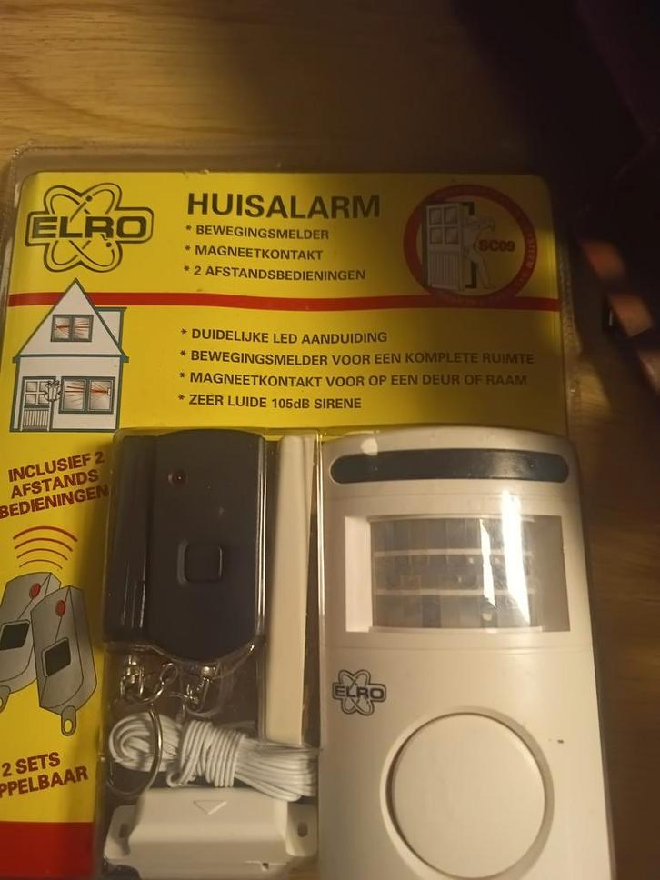 ELRO Huisalarm Compleet Systeem, Doe-het-zelf en Verbouw, Alarmsystemen, Nieuw, Compleet systeem, Beweging, Draadloos, Afstandsbediening