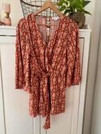 Cotton Club viscose playsuit maat M, Ophalen of Verzenden, Zo goed als nieuw, Maat 38/40 (M), Oranje