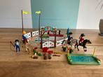 Playmobil Paardenwedstrijd en voltige team, Ophalen of Verzenden, Gebruikt, Complete set