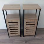 2 industriële kastje (nachtkastjes) Ehv geldrop mierlo, Ophalen, Minder dan 50 cm, Zo goed als nieuw, Minder dan 100 cm